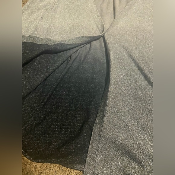 🌟Host Pick!⭐️NWT Maggie Barnes Sparkling Silver Cardigan Sweater. - Picture 7 of 9